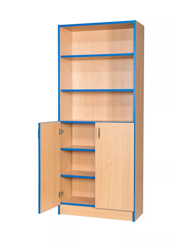 Willowbrook Folio Premium 750mm Wide Library Flat Top Bookcase Cupboard